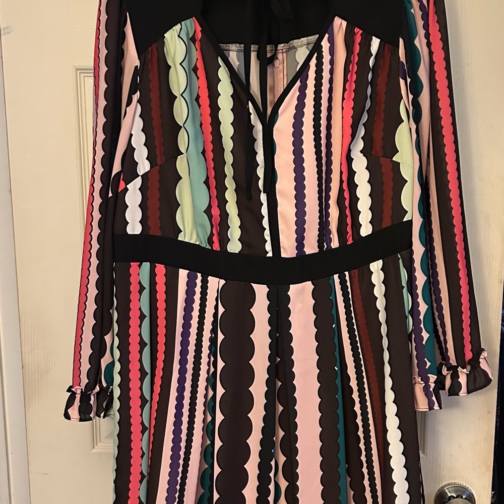 Multicolor Striped Women's Dress
